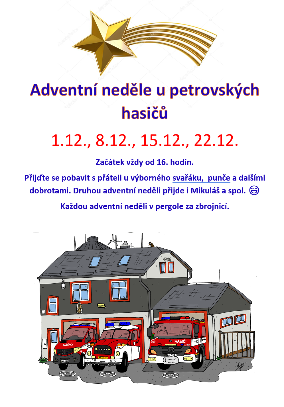 Plakát adventní neděle